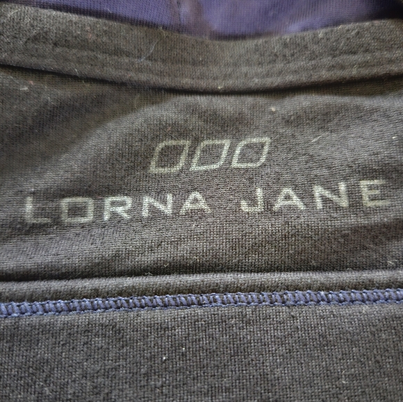 Lorna Jane Iconic Comfort Black//Blue Sports Bra Size Large - Picture 3 of 6
